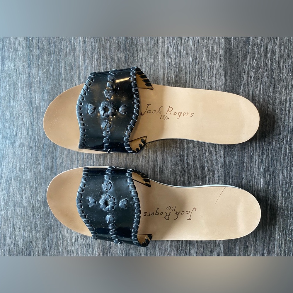 Jack Rogers Black Sandals